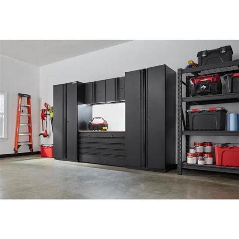 husky garage wall cabinets|Husky Heavy Duty Welded 128 in. W x 81 in. H x 24 in. D Steel .